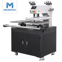 Presse à chaud électrique automatique double station Microtec TITAN TSLE-20 16x20 avec écran tactile pour sublimation DTF sur t-shirts