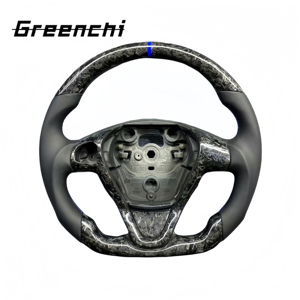 Für das <span class=keywords><strong>Ford</strong></span> Fiesta MK7 MK7.5 ST180 ST Sport Lenkrad aus Carbonfaser mit abgeflachter Unterseite - Product Image 1