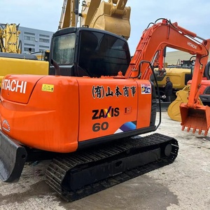 Mini-excavatrice sur chenilles Hitachi Zaxis60 de 6 tonnes, d'occasion, 95% neuve, avec certifications CE/EPA, importée du Japon, à prix réduit, à vendre - Product Image 1