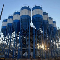 Cina prezzo di fabbrica Silo di cemento Mobile serbatoio in calcestruzzo Silo di stoccaggio di cemento personalizzato 20-1000T orizzontale Silo di cemento