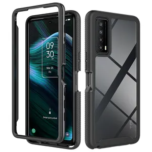 Shockproof Silicone TPU Super Armor Full Coverage 2 in 1 Phone Case For TCL Stylus 5G Cover