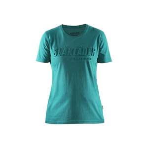 เสื้อยืดผู้หญิง blaklader-343110424909S 3D เสื้อยืดทำงาน7330509875766 TEAL-EAN และเสื้อโปโล - Product Image 1
