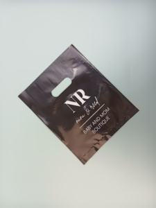 Sacs en PE épais avec poignées, personnalisables avec logo, pour boutiques, cadeaux et achats en petit commerce - Product Image 3