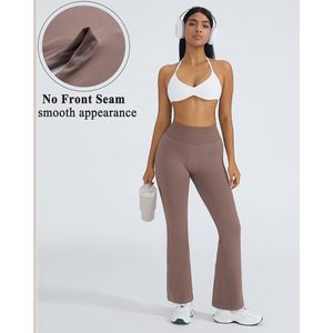 FOXA Fleece Lined <b>Flare</b> <b>Leggings</b> High Waisted Butt Lifting Yoga Pants Women's Tummy Control Shapewear - Product Image 6