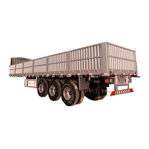 Semiremolque de carga resistente personalizable de 3 ejes y 13 metros con <span class=keywords><strong>registro</strong></span> de acero - Product Image 1