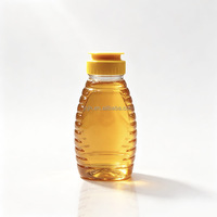 Vente en gros de bouteilles de miel en PET de 250 g avec valve anti-fuite