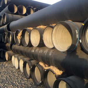 Tube rond en fonte, ISO2531 BS EN545 BS EN598 <span class=keywords><strong>BS4772</strong></span>, tube centrifuge en fonte ductile K9 DN80 DN100 DN800 revêtu de bitumène - Product Image 4