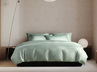 Vente en gros de draps de lit de qualité king size drap de lit en bambou lyocell ensemble de literie en bambou avec emballage