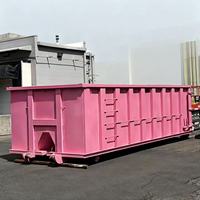 Matériel de traitement des déchets, bac à déchets à double porte, collecte de déchets de construction, recyclage, XINTUO XT150 certifié CE