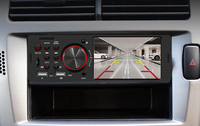 Autoradio universel 1Din 4,1 pouces avec CarPlay sans fil, Android Auto, caméra de recul, lecteur multimédia, AUX, USB, BT, FM/AM
