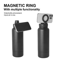 Bouteille d'eau Everich New 32oz+8oz Magsafe à double paroi en acier inoxydable, bouteille d'eau de sport pour la salle de sport avec support magnétique pour téléphone portable