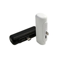 Mini batterie externe de secours portable avec connecteur intégré, format de poche, batterie de secours compacte jetable