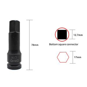 <strong>1</strong>/<strong>2</strong> Drive Torx <strong>Impact</strong> <strong>Socket</strong> H4-H22mm <strong>Socket</strong> Screwdriver Bit <strong>Socket</strong> <strong>Set</strong> for Ratchet/Electric/<strong>Impact</strong> Wrench - Product Image 3