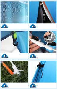 Tente 防水露营帐篷，可容纳 2 至 4 人，带双层屋顶，适合户外徒步和探险 - Product Image 4