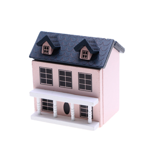 1:12 <span class=keywords><strong>casa</strong></span> delle bambole in miniatura in legno piccola <span class=keywords><strong>casa</strong></span> modello Villa carina decorazioni soggiorno - Product Image 3