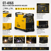 JUBA Nouveau CT-416S 230V 6kva 60% Cycle de Travail 80% Efficacité Soudeuse Inverseur Multifonction DC TIG MMA CUT