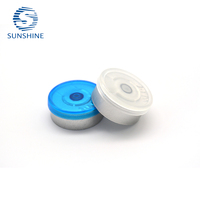 Capuchon en aluminium et plastique de 20 mm pour flacon en verre de 20 mm, fermeture pharmaceutique, vente en gros