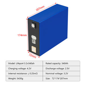EU PL Stock 3,2 В 340ah призматический литий-ионный аккумулятор класса Lifepo4 280ah hithium 300ah 314ah 320ah для электрических мотоциклов - Product Image 2