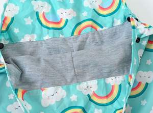 Pantalones impermeables de dibujos animados para niños y niñas, peto, tirantes, chubasquero - Product Image 4