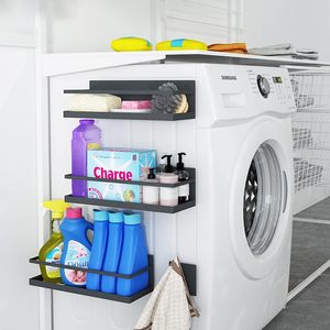 Porte-épices magnétique économiseur d'espace pour petite cuisine/appartement, armoire en métal géniale pour contenir des épices, des bocaux, des bouteilles, etc. - Product Image 3