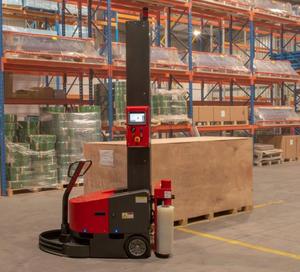 Envolvedora de Palés Robótica Inteligente / Máquina Envolvedora y Flejadora Autopropulsada que Utiliza Film de 23 y 25 micras - Product Image 4