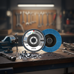 Disque à lamelles professionnel Fervi 115 mm, abrasif sans fer pour ponçage du métal - Product Image 2