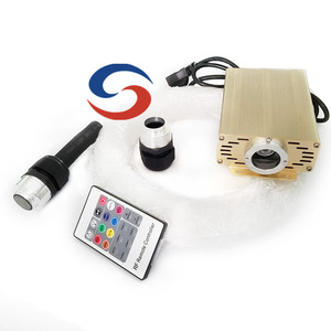 <span class=keywords><strong>Kit</strong></span> de plafond <span class=keywords><strong>ciel</strong></span> étoilé en fibre optique <span class=keywords><strong>LED</strong></span> scintillante RGB 0,75 mm * 400 pièces, 45 W pour la maison/le commerce OEM - Product Image 2