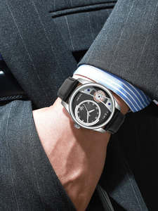 Reloj de Cuarzo TOMI T105 para Hombre, de Negocios, Alta Calidad, con Calendario, Correa de Cuero, Moderno, en Stock - Product Image 4