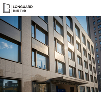 Ventana Corredera de Aluminio Serie 80 Sin Rotura Térmica a Precio Económico, Moderna, para Hoteles y Edificios Residenciales del Sudeste Asiático, Doble Acristalamiento