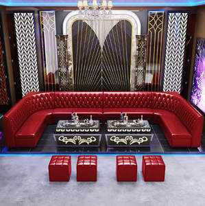 011 Retro bar cabina sofá pequeña taberna música bar zona de asientos asiento té de la leche cafetería barbacoa restaurante hogar sofás - Product Image 4