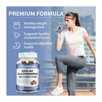 Gummies de Glucomannane de Konjac Ausreson OEM pour une Gestion Saine du Poids et une Santé Digestive Améliorée