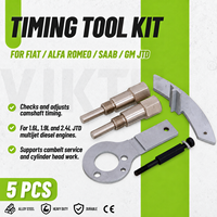 Kit d'outils de calage moteur pour Fiat Alfa Romeo Opel Saab 1.6 1.9 2.4 JTD Multijet Diesel, avec kit de blocage d'arbre à cames, d'arbre à vilebrequin et de volant moteur