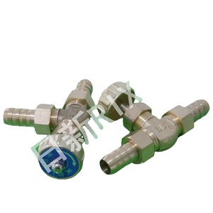 DK Die-Cast Right Angle Pagoda Type Venting Throttle Valve <b>PTFE</b> Lined High Pressure Weak Acid Base Media Use - Product Image 1