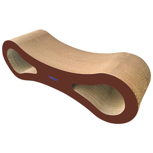 Rascador para Gatos <span class=keywords><strong>Deku</strong></span> Figure Eight, Cartón Corrugado, Juguete Resistente para Afilar Garras, Suministros para Mascotas - Product Image 5