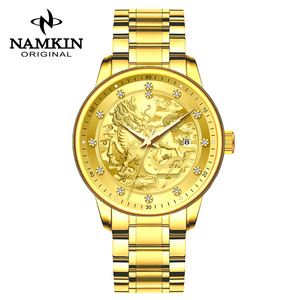 1Customized Luxury Stainless Steel Miyota <b>Automatic</b> Mechanical Water Resistant <b>Chronograph</b> Men's Watch Pointer Dial 20mm Band - Product Image 1
