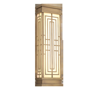 Outdoor Wall Lamp Long Strip LED Warm <b>Light</b> Waterproof For Villa Entrance Gate Pillar - Product Image 4