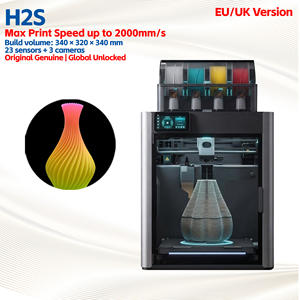 Imprimante 3D Bamboo Lab H2S édition européenne, <span class=keywords><strong>chambre</strong></span> fermée, hotend tout métal pour filaments d'ingénierie - Product Image 1