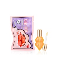 Huile à lèvres hydratante repulpante 5 ml en gros avec collagène et vitamine E, augmente l'élasticité des lèvres, atténue les ridules, OEM/ODM disponible
