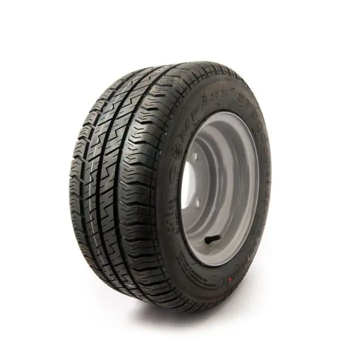 Livolo — certification européenne 195/55 R15 C Rayonnement à 10 plis, 98/96P avec 4 trous de clou sur roue PCD de 5.5 "et assemblage de pneus