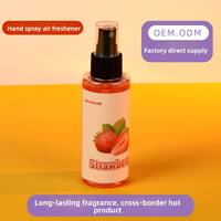 OEM Alkoholfreier Auto-Parfümspray Langanhaltender Leichter Duft Auto-Handlufterfrischer Frucht-Blumen-Duft 120ml