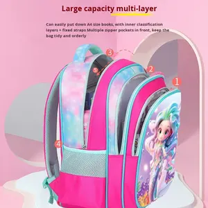 Venta Directa <span class=keywords><strong>de</strong></span> Fábrica, Mochila Escolar con Ruedas para Estudiantes <span class=keywords><strong>de</strong></span> <span class=keywords><strong>Primaria</strong></span>, Juego <span class=keywords><strong>de</strong></span> Tres Piezas con Dos o Seis Ruedas, Linda Mochila - Product Image 3
