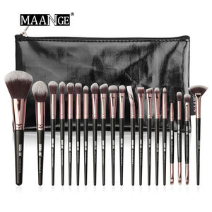 MAANGE ultimi 20 pezzi di pennello all'ingrosso compongono <span class=keywords><strong>accessori</strong></span> set di pennelli con custodia in pu - Product Image 4