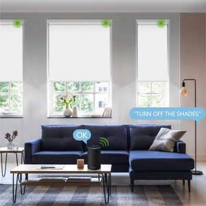 Stores zèbre filtrants à la lumière blanche, ombrés pour zèbre, pour le salon, top des ventes - Product Image 2