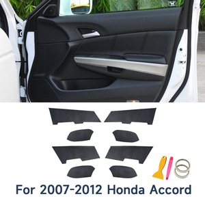 Honda Accord 8th Gen <b>Door</b> <b>Trim</b> Kit 2008-2012 True Microfiber Leather 8 Piece Set Car Interior Upgrade - Product Image 3
