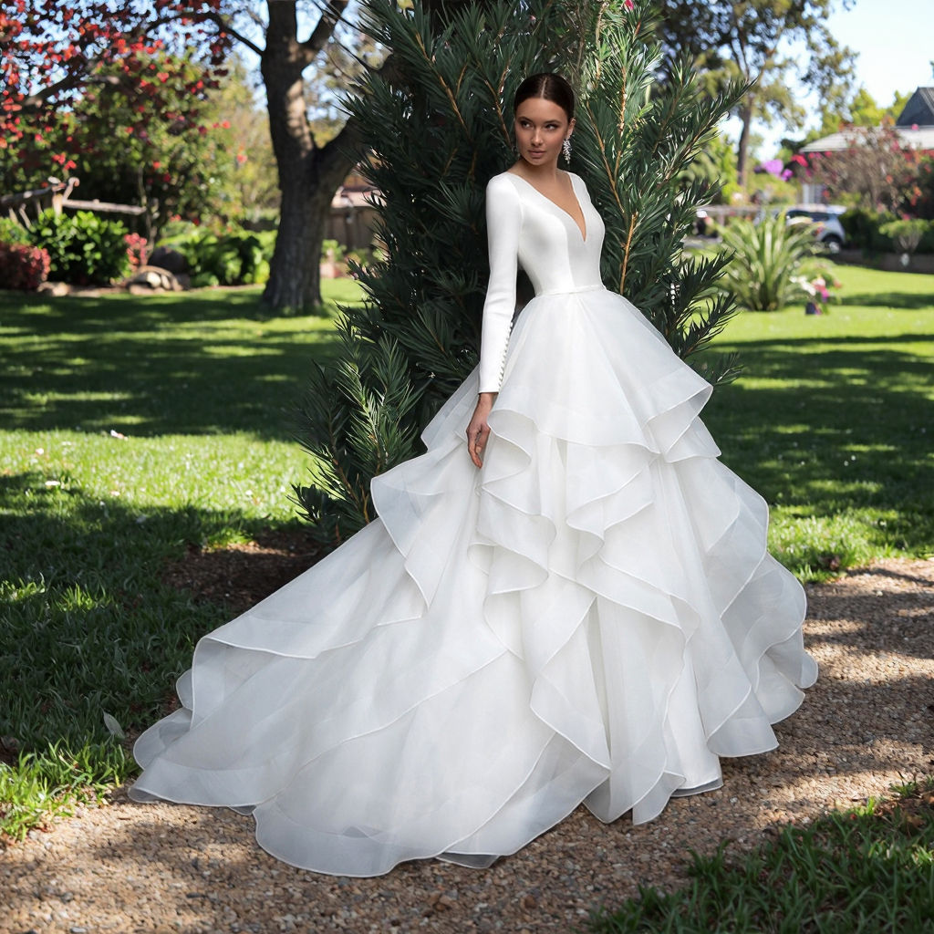 Princess Ball Gown Bridal Dresses Elegant Luxurious