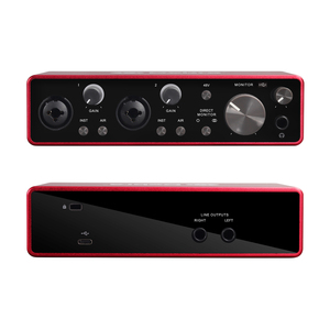 Micrófono de Condensador Profesional para Estudio, Altavoces de Monitorización 2e2, Auriculares, Interfaz de Audio <span class=keywords><strong>USB</strong></span> para Vlogging, Kit de Tarjeta de Sonido para Grabación - Product Image 3