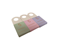 Boîte cadeau d'emballage de barre de chocolat cintre de luxe personnalisé papier couché de stratification mat de logo de marque de luxe pour usage alimentaire