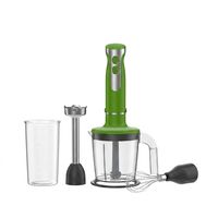 Mixeur plongeant électrique compact à faible bruit avec fonction de vitesse variable automatique pour smoothies et fonctions de pilonnage, idéal pour la maison