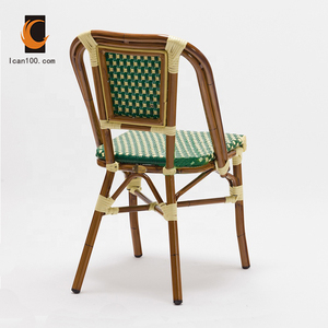 China Manufacturer Mediterranean <strong>Uk</strong> Style High Quality Woven Rattan Chair Rattan Chair Outdoor Dining Chair Chaise Bistrot - Product Image 4