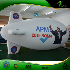 Inflatable RC <strong>Zeppelin</strong> Model Airship Outdoor Advertising Blimp <strong>Helium</strong> LED Lighting Balloon - Product Image 2